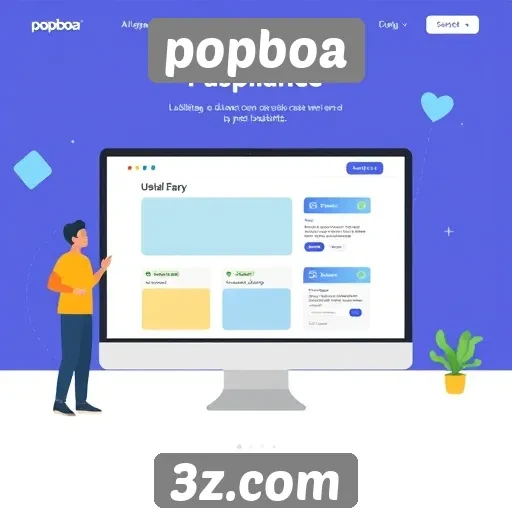Avaliação da interface do usuário no site Popboa